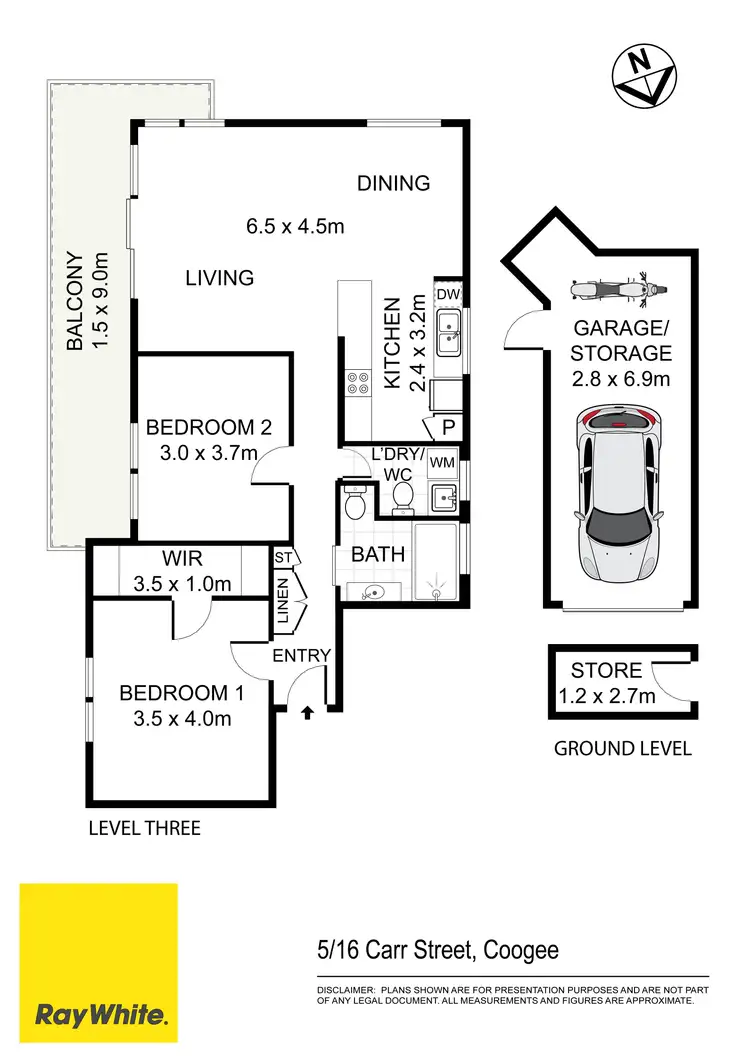 Floorplan of Homely apartment listing, 5/16 Carr Street, Coogee NSW 2034