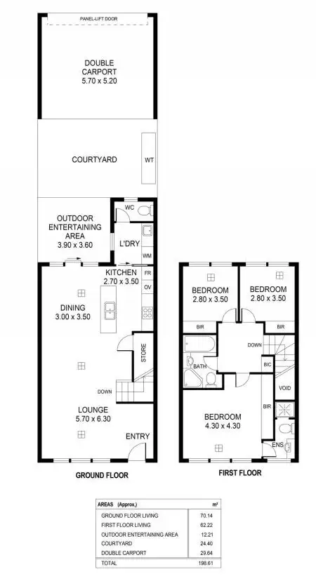 Floorplan of Homely house listing, 11 Reid Street, St Clair SA 5011