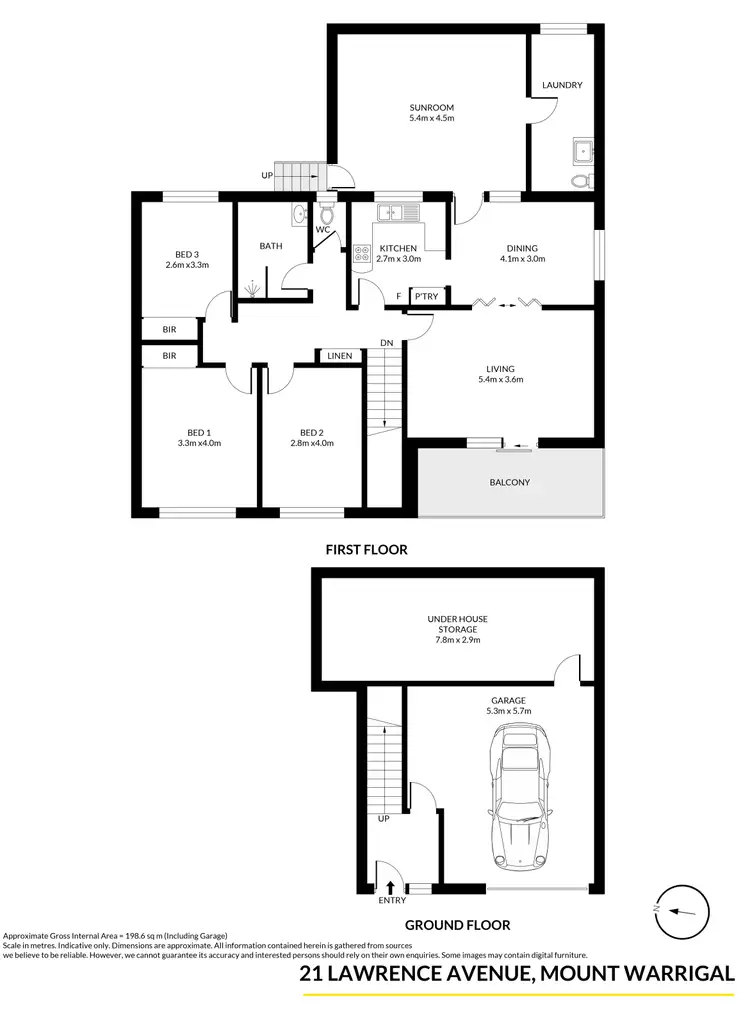Floorplan of Homely house listing, 21 Lawrence Avenue, Mount Warrigal NSW 2528