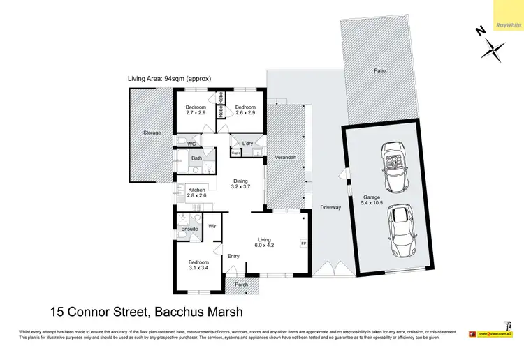 Floorplan of Homely house listing, 15 Connor Street, Bacchus Marsh VIC 3340