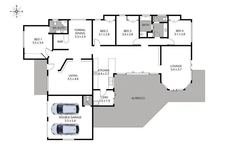 Floorplan of Homely house listing, 12 Koala Place, Blackbutt NSW 2529