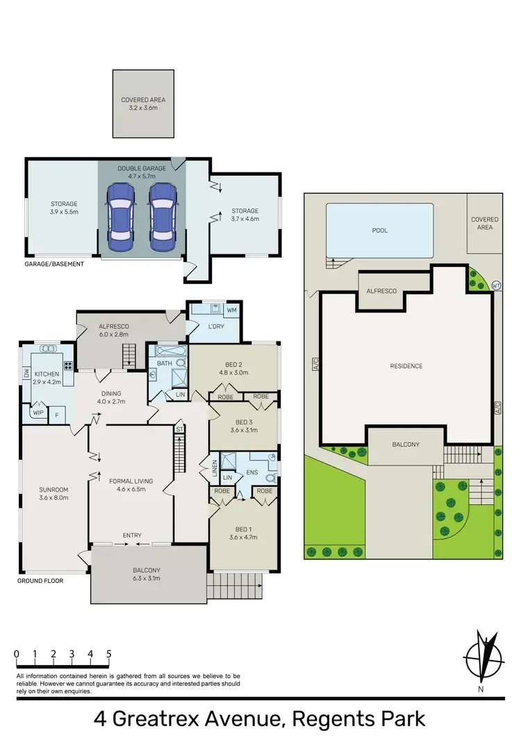 Floorplan of Homely house listing, 4 Greatrex Avenue, Regents Park NSW 2143