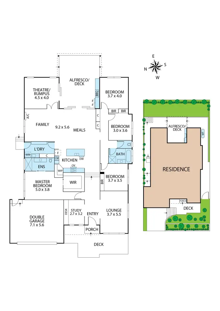 Floorplan of Homely house listing, 12 Baker Way, Doreen VIC 3754