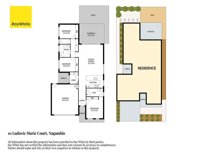 Floorplan of Homely house listing, 10 Ludovic Marie Court, Nagambie VIC 3608