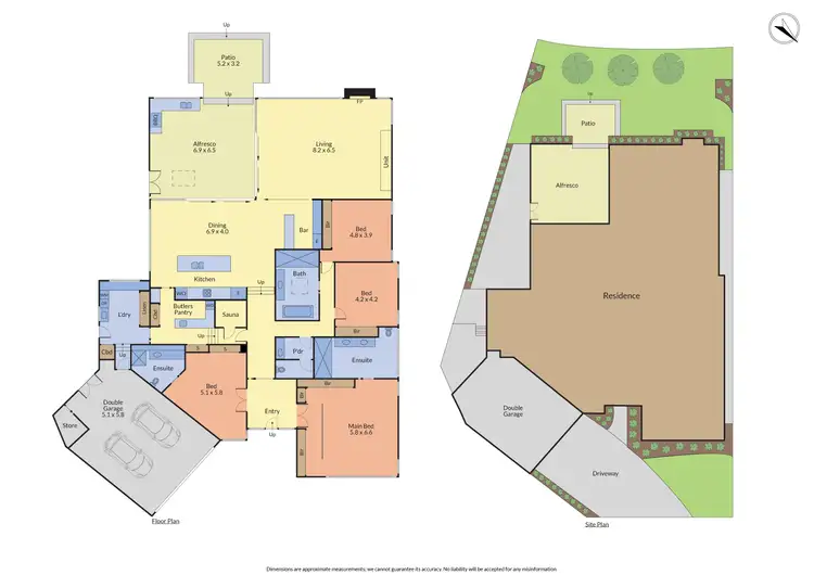 Floorplan of Homely house listing, 5 Bluewater Drive, Sandhurst VIC 3977