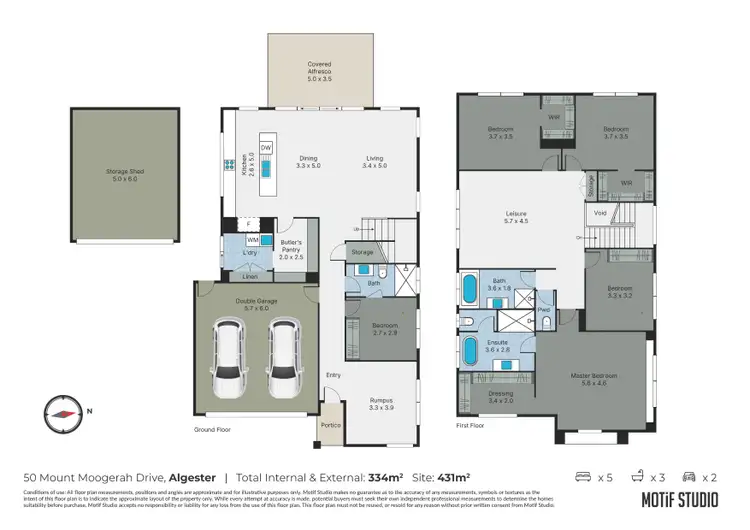 Floorplan of Homely house listing, 50 Mount Moogerah Drive, Algester QLD 4115