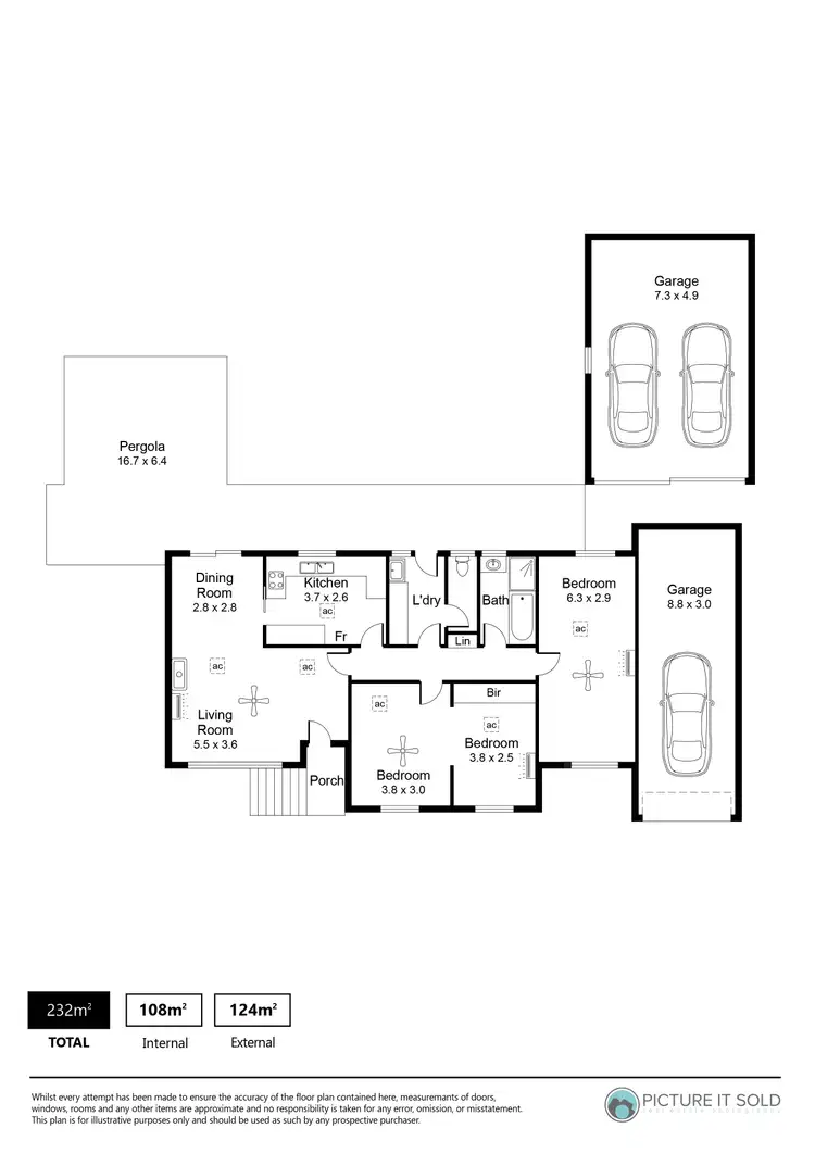 Floorplan of Homely house listing, 16 Marco Avenue, Ingle Farm SA 5098