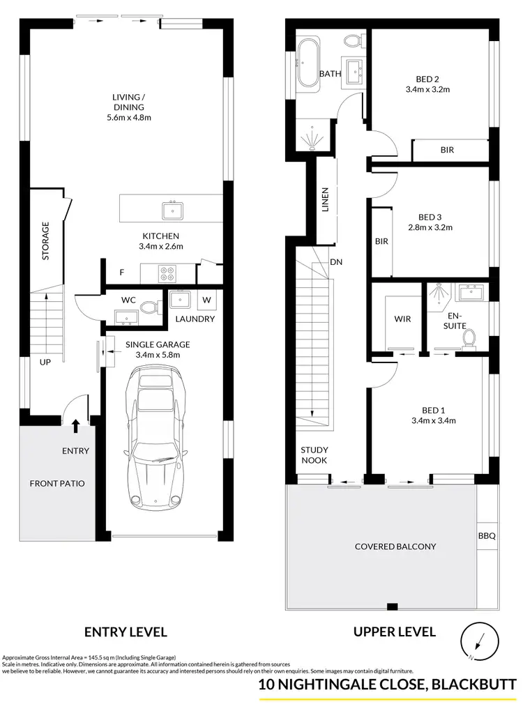 Floorplan of Homely house listing, 10 Nightingale Close, Blackbutt NSW 2529