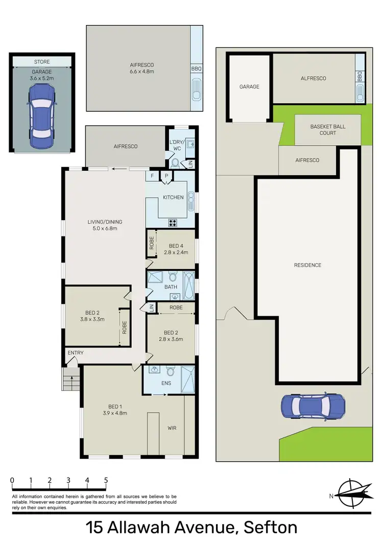 Floorplan of Homely house listing, 15 Allawah Avenue, Sefton NSW 2162