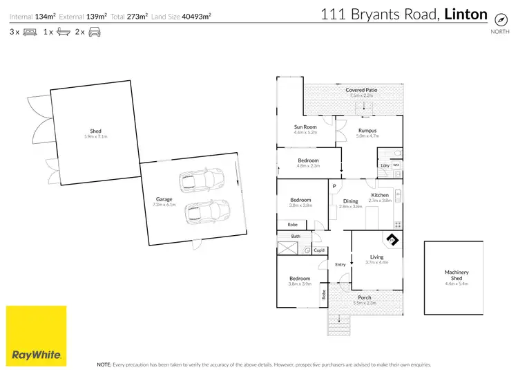 Floorplan of Homely other listing, 111 Bryants Road, Linton VIC 3360