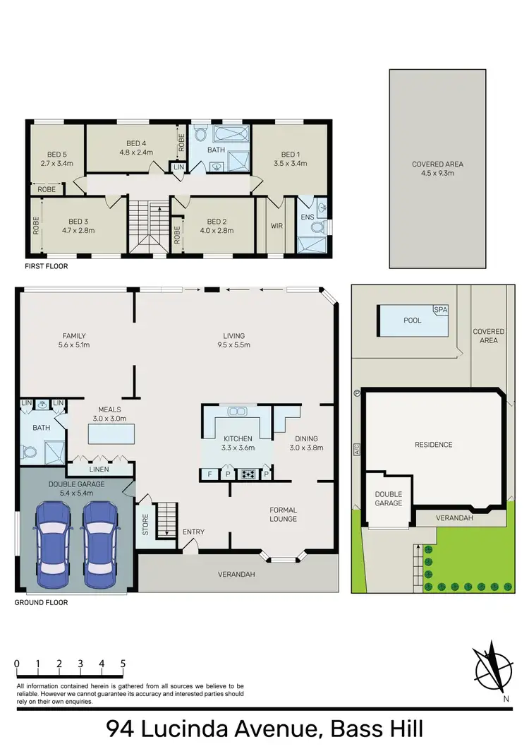 Floorplan of Homely house listing, 94 Lucinda Avenue, Bass Hill NSW 2197