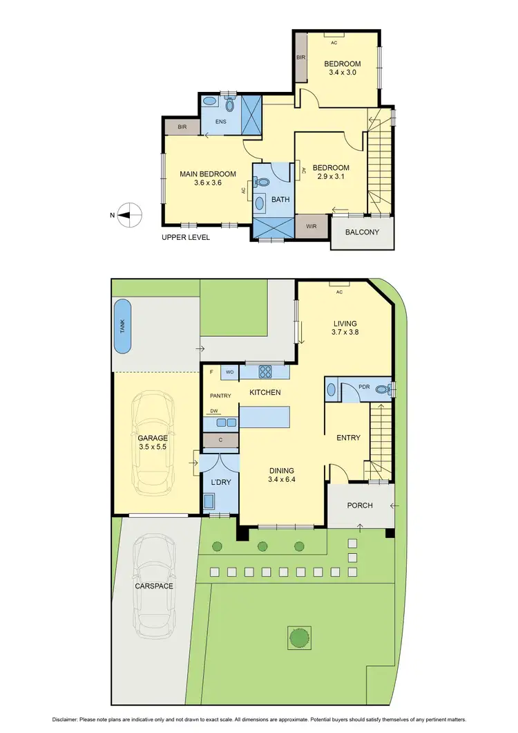 Floorplan of Homely townhouse listing, 1/26 Edward Street, Fawkner VIC 3060