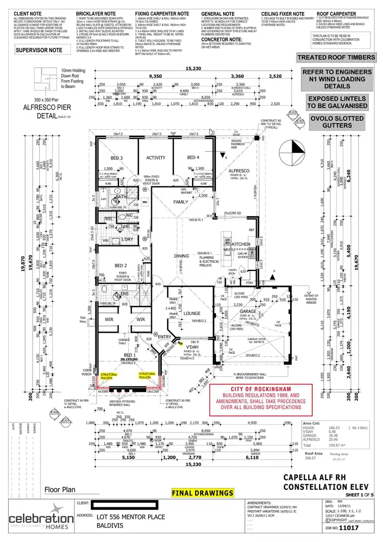 Floorplan of Homely house listing, 3 Mentor Street, Baldivis WA 6171