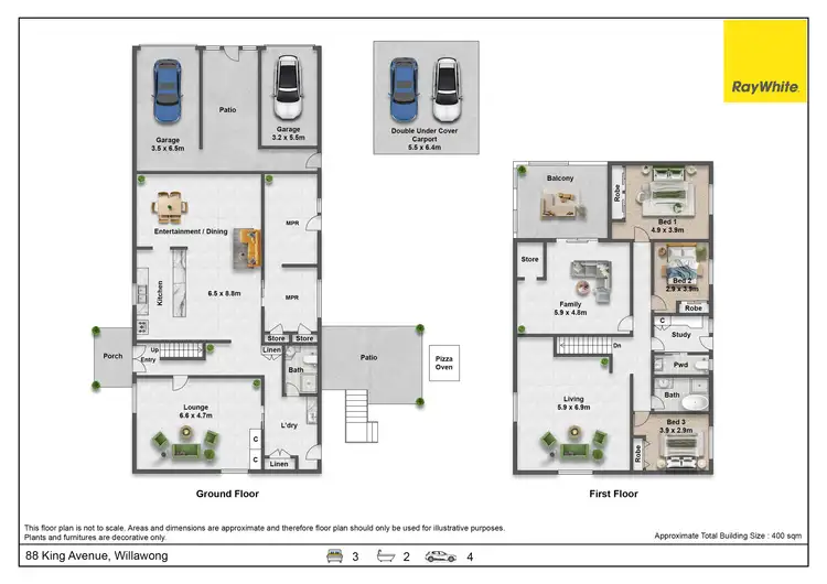 Floorplan of Homely house listing, 88 King Avenue, Willawong QLD 4110