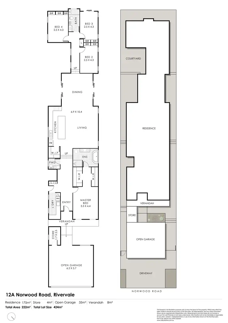 Floorplan of Homely house listing, 12A Norwood Road, Rivervale WA 6103