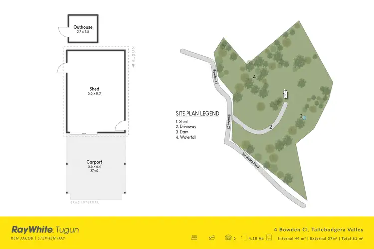 Floorplan of Homely land listing, 4 Bowden Close, Tallebudgera Valley QLD 4228