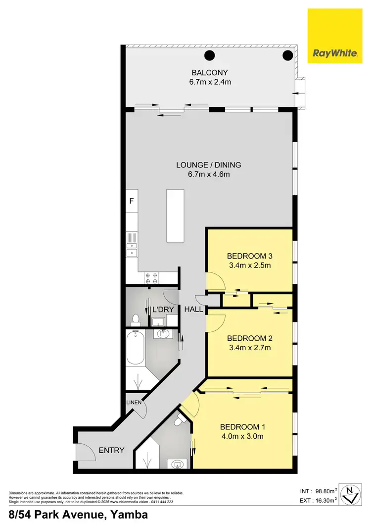 Floorplan of Homely unit listing, 8/54 Park Avenue, Yamba NSW 2464