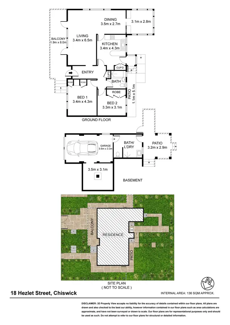 Floorplan of Homely house listing, 18 Hezlet Street, Chiswick NSW 2046