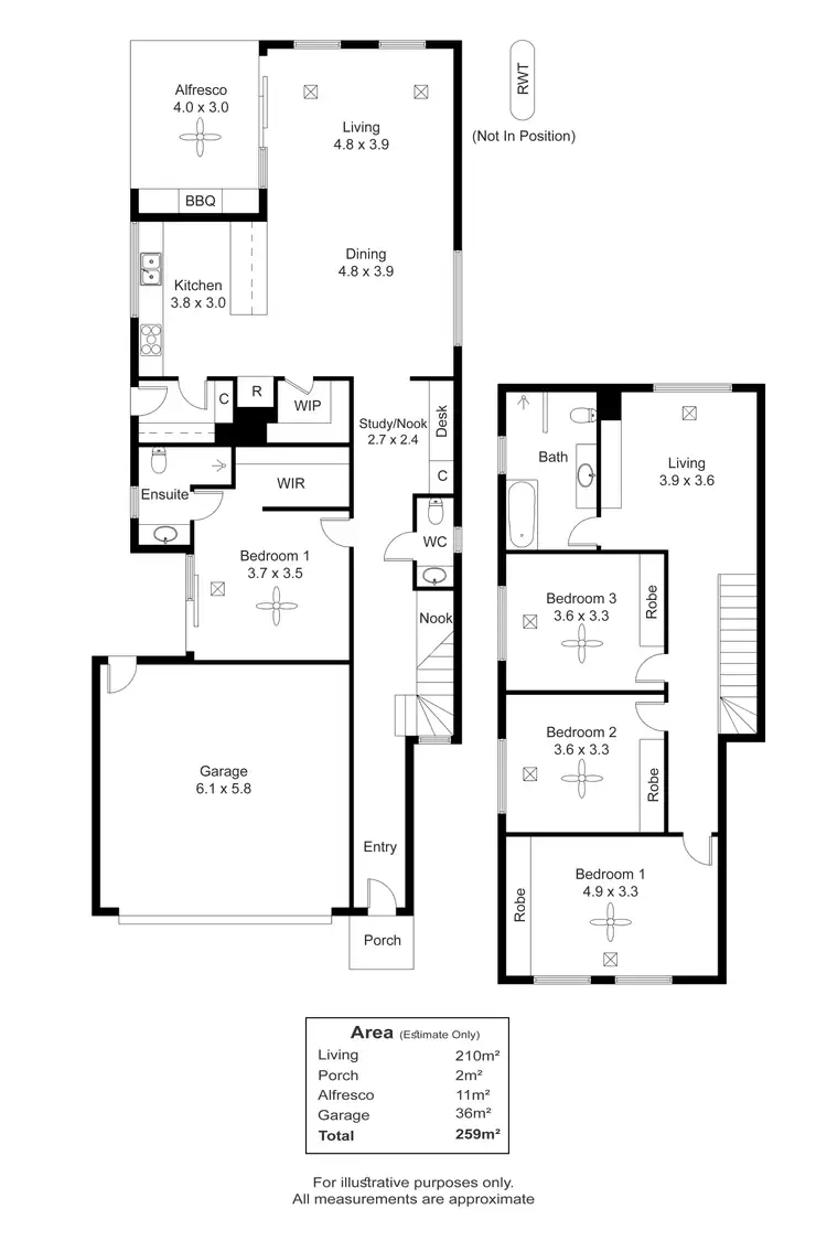 Floorplan of Homely house listing, 25 Manly Circuit, West Lakes Shore SA 5020