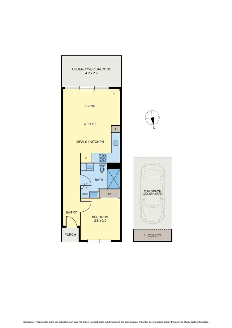 Floorplan of Homely apartment listing, 706/14-20 Nicholson Street, Coburg VIC 3058