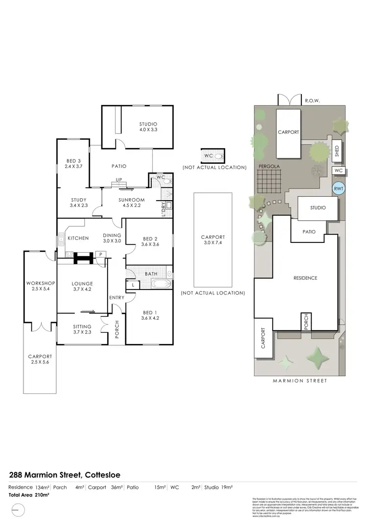 Floorplan of Homely house listing, 288 Marmion Street, Cottesloe WA 6011