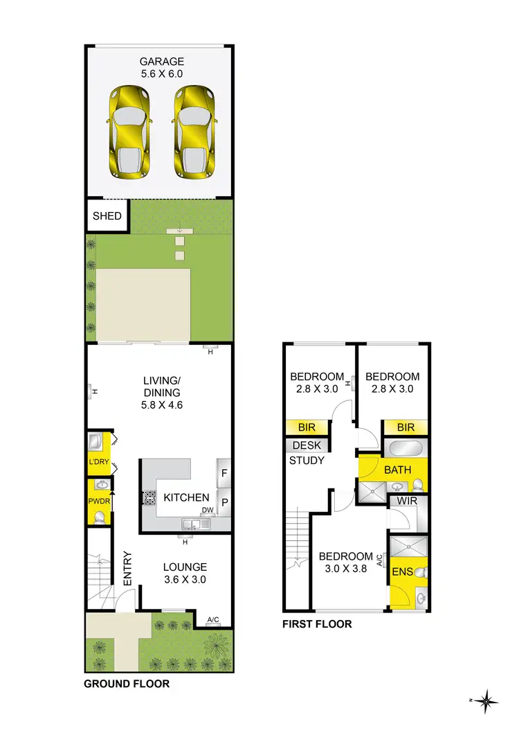 Floorplan of Homely townhouse listing, 10 Netherley Walk, Armstrong Creek VIC 3217