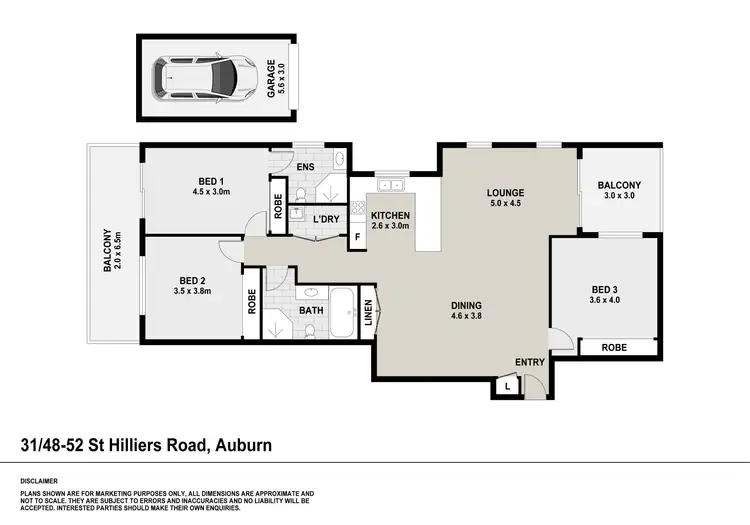 Floorplan of Homely house listing, 31/48-52 St Hilliers Road, Auburn NSW 2144