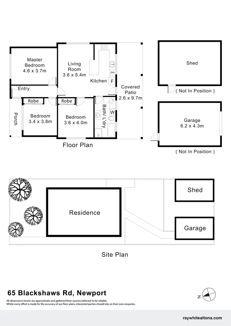 Floorplan of Homely house listing, 65 Blackshaws Road, Newport VIC 3015