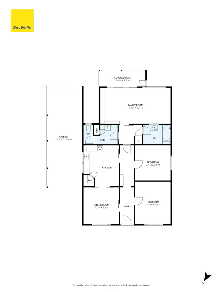 Floorplan of Homely house listing, 7 Gibbons Street, Werribee VIC 3030