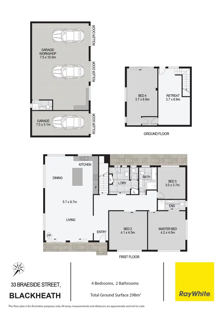 Floorplan of Homely house listing, 33 Braeside Street, Blackheath NSW 2785