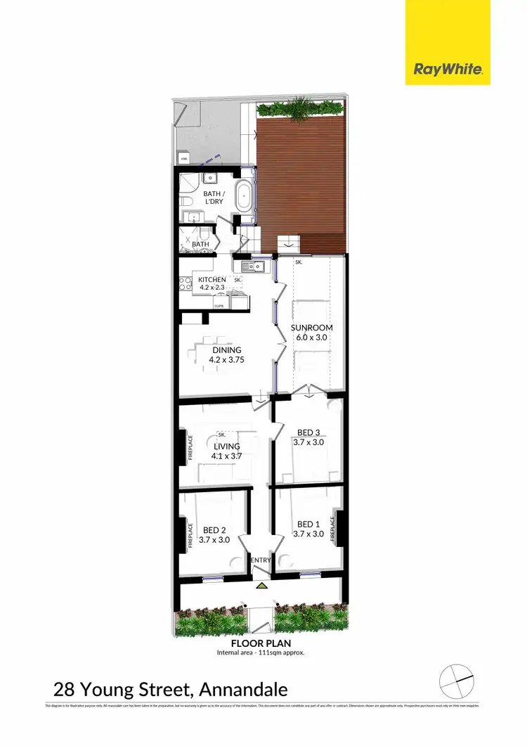 Floorplan of Homely house listing, 28 Young Street, Annandale NSW 2038