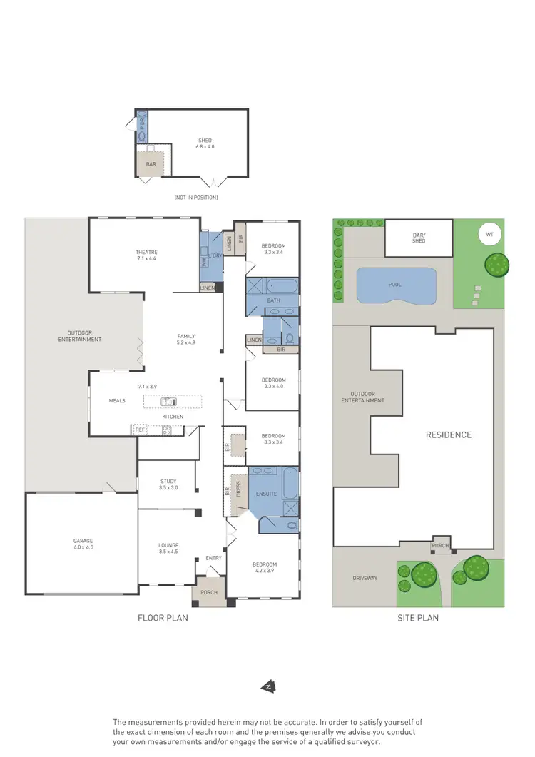 Floorplan of Homely house listing, 5 Equinox Close, Tarneit VIC 3029