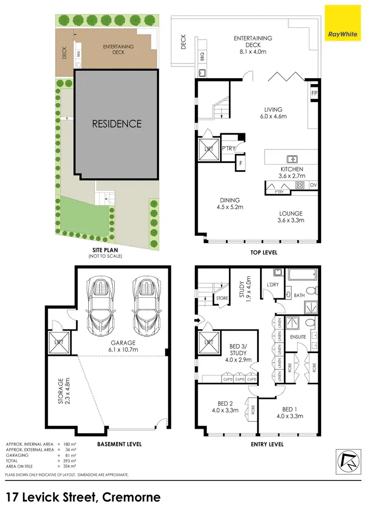 Floorplan of Homely house listing, 17 Levick Street, Cremorne NSW 2090
