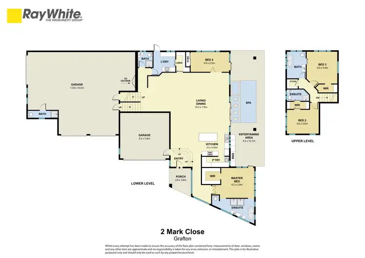 Floorplan of Homely house listing, 2 Mark Close, Grafton NSW 2460