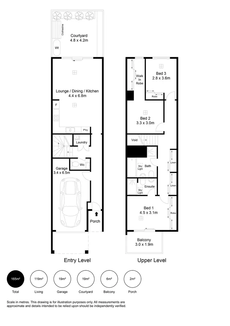 Floorplan of Homely townhouse listing, 40 Arnold Close, Findon SA 5023