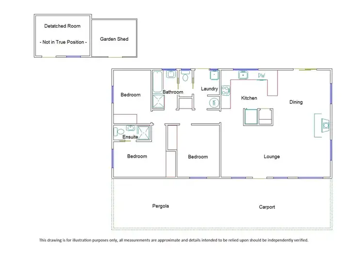 Floorplan of Homely house listing, 26 Kerslake, Bordertown SA 5268