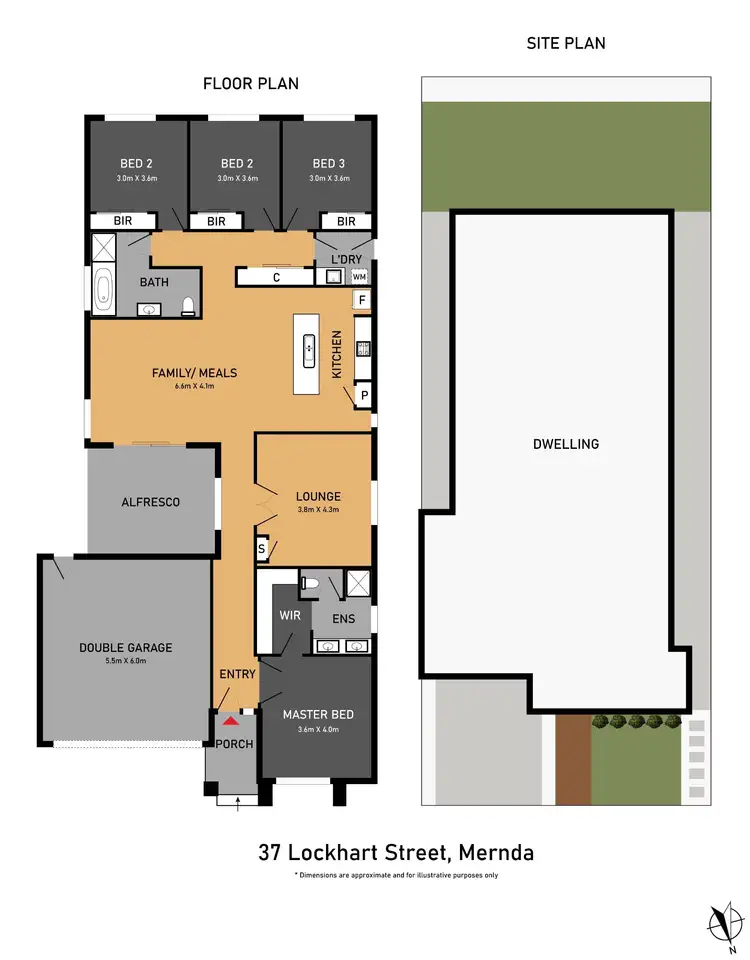 Floorplan of Homely house listing, 37 Lockhart Street, Mernda VIC 3754