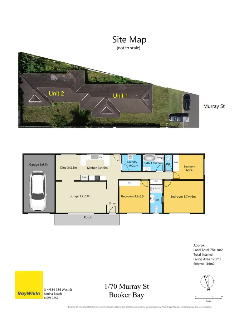 Floorplan of Homely block of units listing, 70 Murray Street, Booker Bay NSW 2257