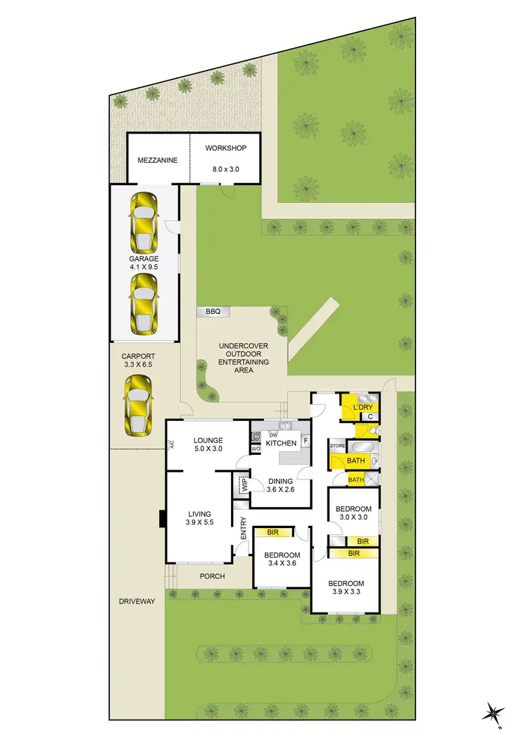 Floorplan of Homely house listing, 14 Fairfield Avenue, Belmont VIC 3216