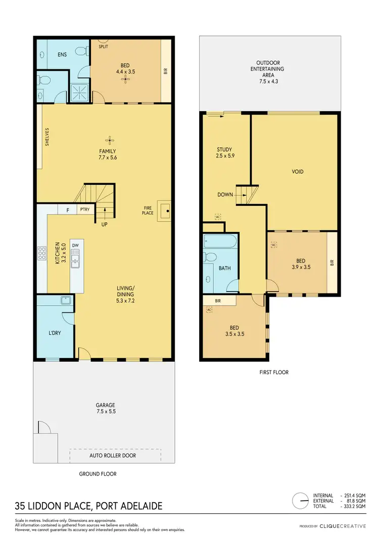 Floorplan of Homely house listing, 35 Liddon Place, Port Adelaide SA 5015