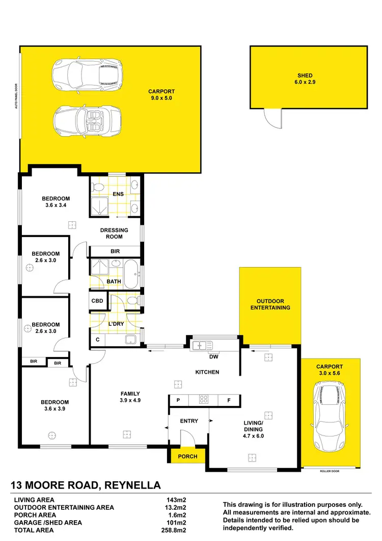 Floorplan of Homely house listing, 13 Moore Road, Reynella SA 5161