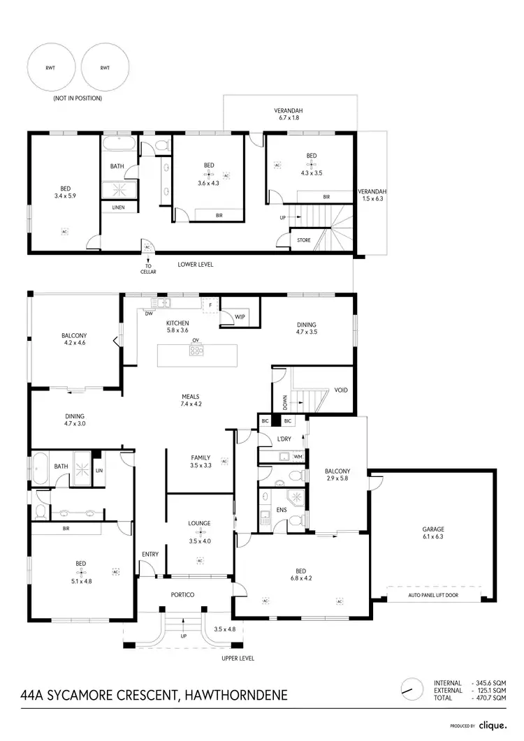 Floorplan of Homely house listing, 44A Sycamore Crescent, Hawthorndene SA 5051