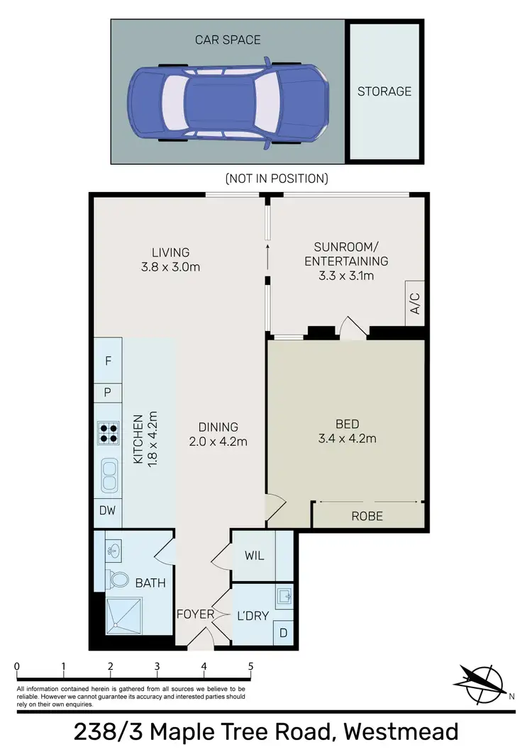 Floorplan of Homely apartment listing, 238/3 Maple Tree Road, Westmead NSW 2145