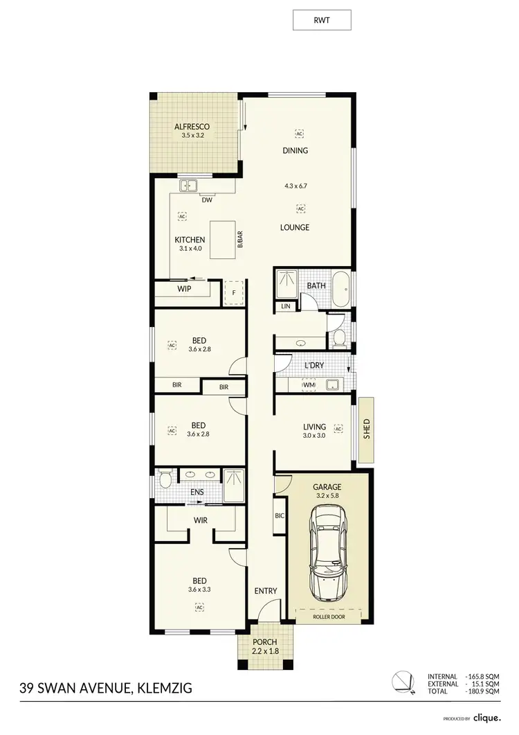 Floorplan of Homely house listing, 39 Swan Avenue, Klemzig SA 5087