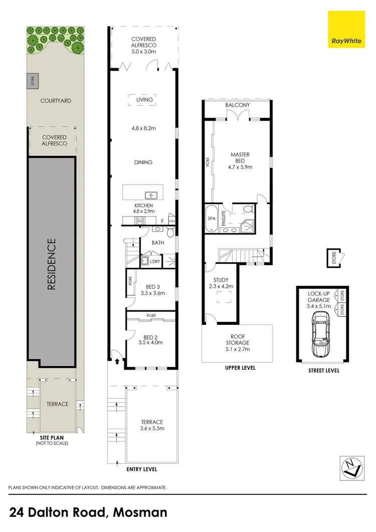Floorplan of Homely house listing, 24 Dalton Road, Mosman NSW 2088