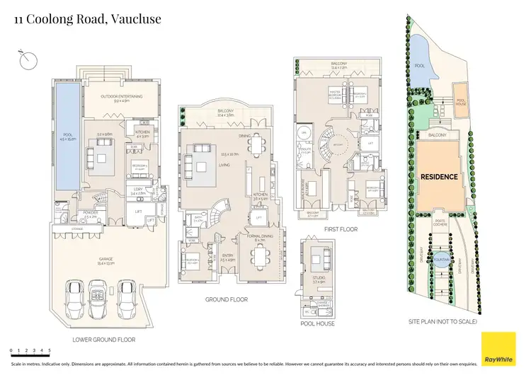 Floorplan of Homely house listing, 11 Coolong Road, Vaucluse NSW 2030