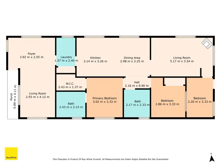 Floorplan of Homely rural property listing, 154 Delungra Bypass Road, Inverell NSW 2360