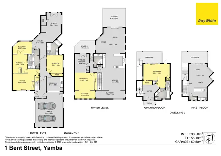 Floorplan of Homely house listing, 1 Bent Street, Yamba NSW 2464