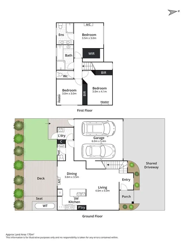Floorplan of Homely townhouse listing, 2/4-6 Hazel Street, Belmont VIC 3216