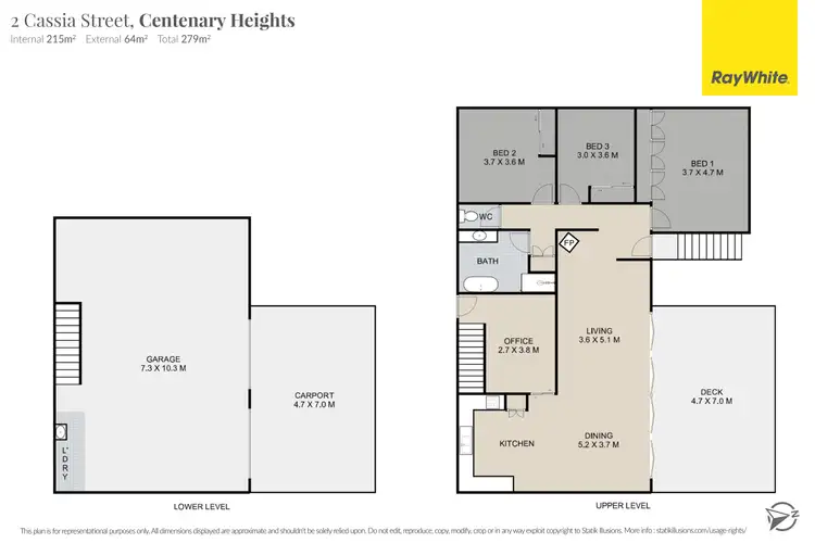 Floorplan of Homely house listing, 2 Cassia Street, Centenary Heights QLD 4350